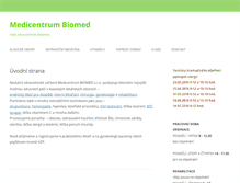 Tablet Screenshot of biomedpel.cz